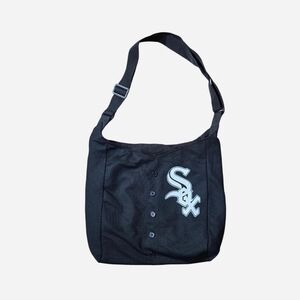 White Sox‎ Black Messenger Bag with Logo